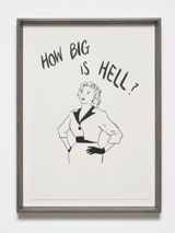 How Big is Hell by Donald Urquhart contemporary artwork drawing