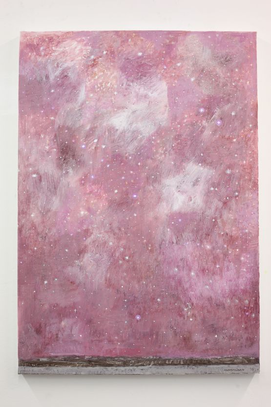 Luogo delle stelle by Natale Addamiano contemporary artwork Painting