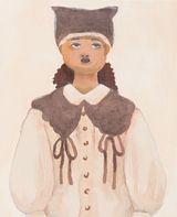 Cat ears by Sachiko Kamiki contemporary artwork painting
