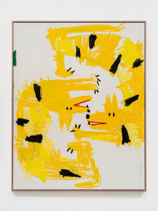 TIGER VERWINDUNG VORHANDEN by Andi Fischer contemporary artwork Painting