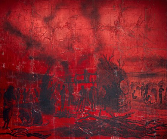 The Island VI by Brook Andrew contemporary artwork Mixed Media