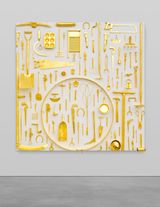 the alphabet of my mothers and fathers A by Ugo Rondinone contemporary artwork sculpture