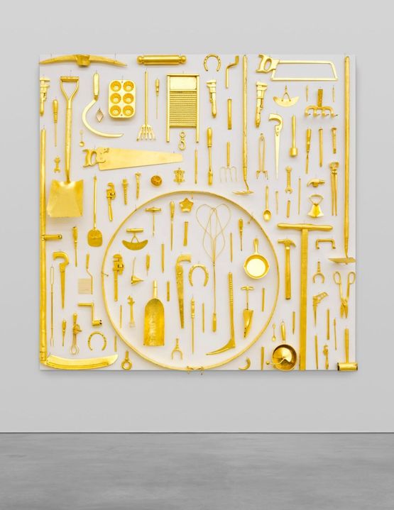 the alphabet of my mothers and fathers A by Ugo Rondinone contemporary artwork Sculpture