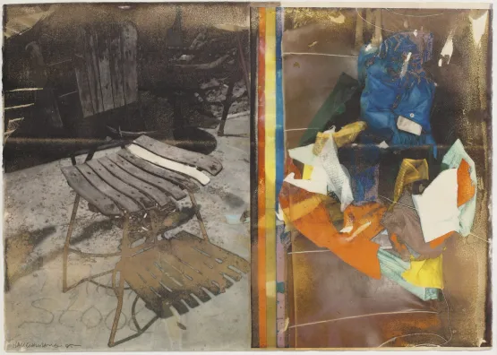 Special Place Waterworks by Robert Rauschenberg contemporary artwork Works on Paper
