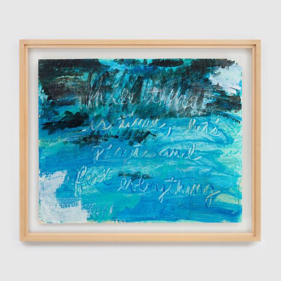 While there is time lets go out and feel everything by Paul Thek contemporary artwork Painting