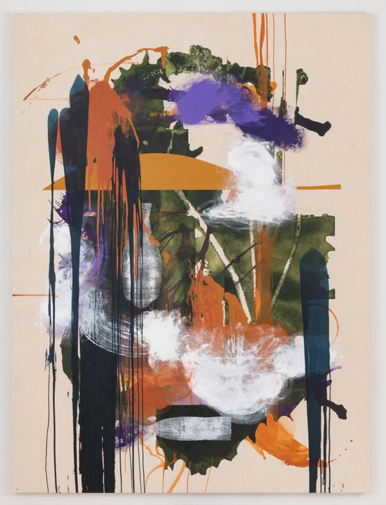 Velvet Head by Elizabeth Neel contemporary artwork Painting