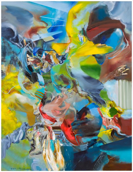 Triumphant Return by Wu Shuang contemporary artwork Painting