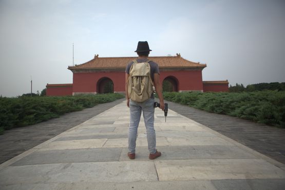Drill Man by Ju Anqi contemporary artwork Moving Image