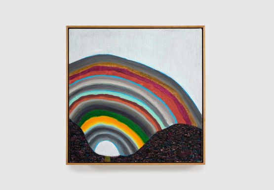 Untitled rainbow by William Monk contemporary artwork Painting