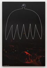 White Linear Shape by Sadamasa Motonaga contemporary artwork painting