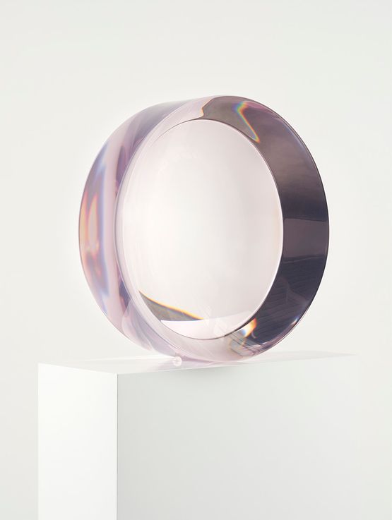 Untitled parabolic lens by Fred Eversley contemporary artwork Sculpture