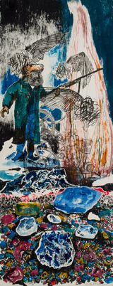 Hunter in Freezing Season by Sun Xun contemporary artwork painting