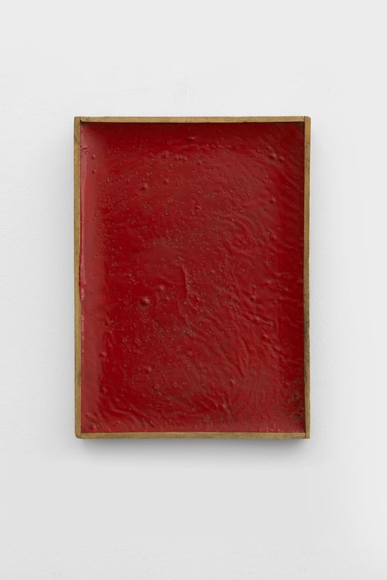 Red Paint Box No. 1 by Wang Guangle contemporary artwork Painting