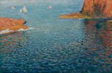 Calanques by Henri Martin contemporary artwork painting