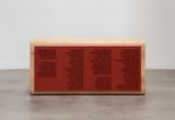 Unresolved Poem by Darren Bader contemporary artwork sculpture