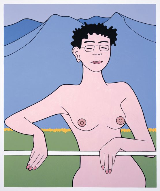 Rocky Mountain Gym Teacher by John Wesley contemporary artwork Painting