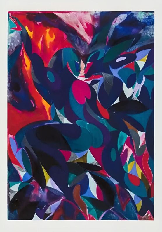 A Flashy Encounter by After Tunji Adeniyi-jones contemporary artwork Print