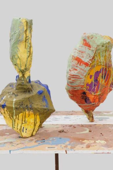 Franz West’s Papier-Mâché Playground at David Zwirner