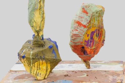 Franz Wests Papier-Mache Playground at David Zwirner