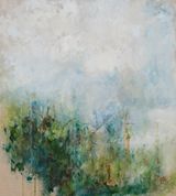 La fin de la Mousson des fougeres by Myonghi Kang contemporary artwork painting