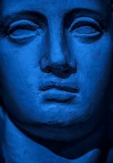 Blue Chalk by Sofia Borges contemporary artwork works on paper print