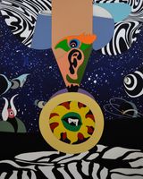 The Medal of the Sun by Go Yayanagi contemporary artwork painting