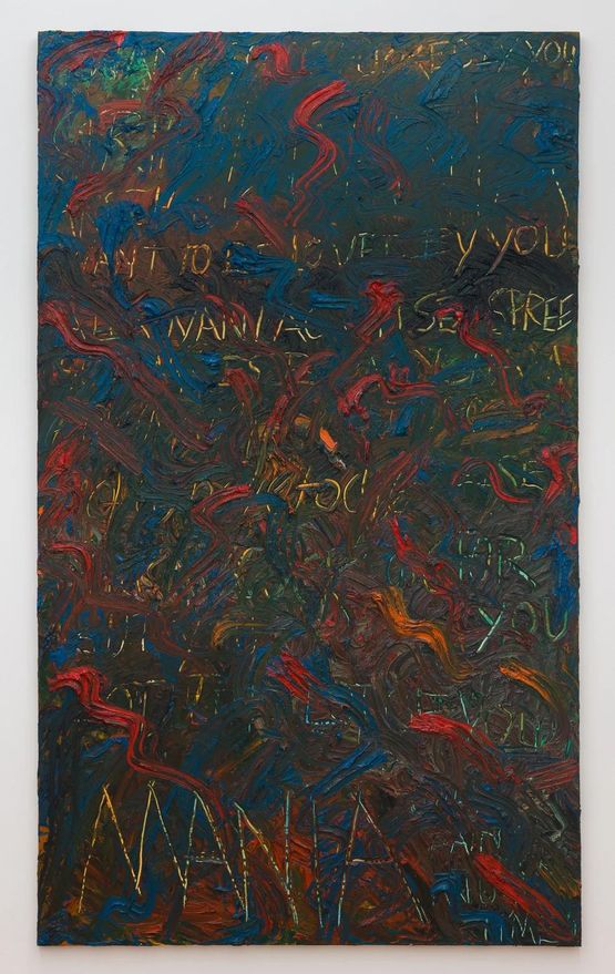 Mania by Derek Jarman contemporary artwork Painting