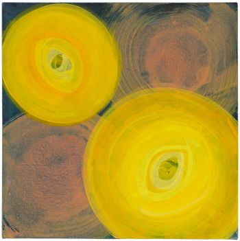 Untitled eye by Wang Jun contemporary artwork painting