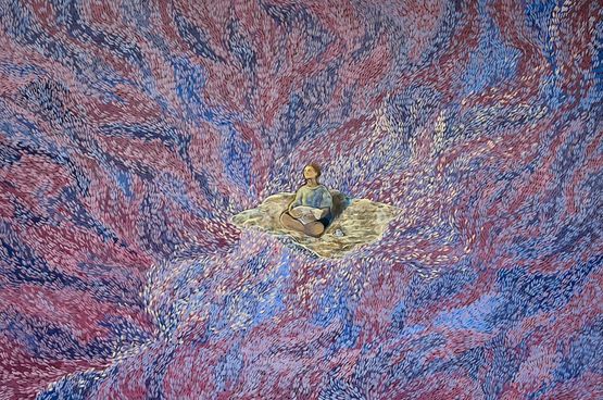 One of these mornings espresso by Tess Dumon contemporary artwork Painting