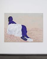 FIELDS OF SAFFRON by Stacey Gillian Abe contemporary artwork painting