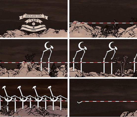 Exclave Con-Tool by Tang Maohong contemporary artwork Moving Image