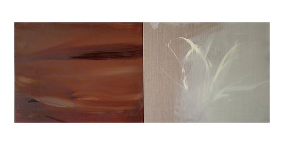 Bloom by Juliette Paull contemporary artwork Painting