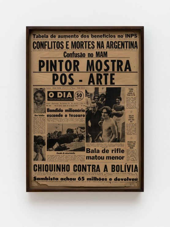 Super jornais - clandestinas Supernewspapers - Clandestine by Antonio Manuel contemporary artwork Works on Paper