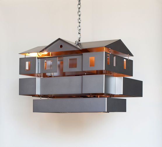 Mobile Homestead Swag Lamp Edition by Mike Kelley contemporary artwork Sculpture