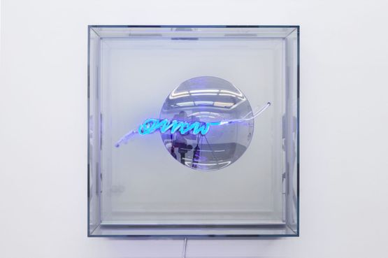 omw by Brigitte Kowanz contemporary artwork Sculpture