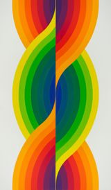 Ondes 157 Variaton 3 by Julio Le Parc contemporary artwork painting works on paper