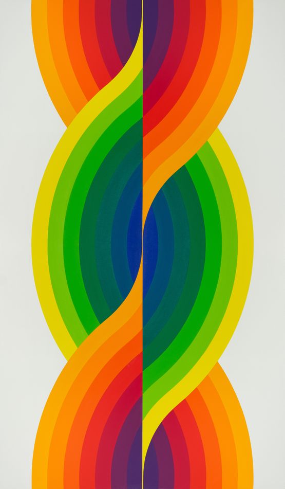 Ondes 157 Variaton 3 by Julio Le Parc contemporary artwork Painting
