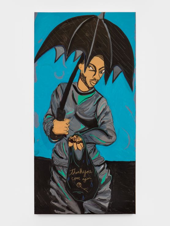 Wet Shopping Bag by Jonathan Lyndon Chase contemporary artwork Painting