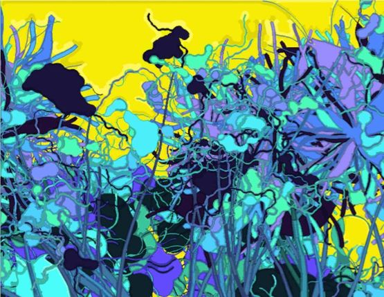 040502 i23-3377 by Harold Cohen contemporary artwork Works on Paper
