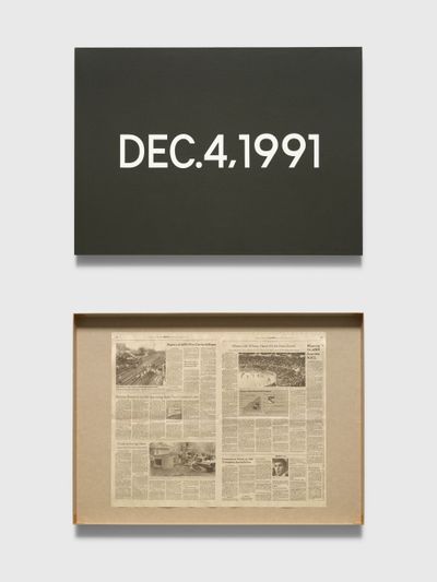 For On Kawara It Was a Productive Day