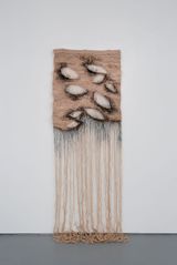 The Emerging II by Manal Aldowayan contemporary artwork painting textile