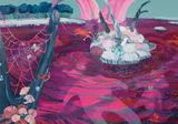 Sleeping Swamp by Eguchi Ayane contemporary artwork painting