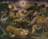 The Silent Hedgerow by Georg Wilson contemporary artwork painting
