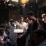 Le vendeur de jus de canne a sucre Bab Zuweila Le Caire by Denis Dailleux contemporary artwork photography