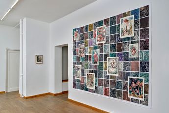 Contemporary art exhibition Ulrike Theusner Les Fleurs Du Mal at Knust Kunz Gallery Editions Munich Germany
