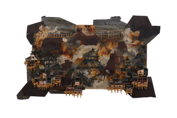 Petang Kota by Asmoadji contemporary artwork mixed media