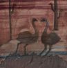 Two Ostriches by Zhao Yang contemporary artwork Painting