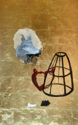 Sol de Silex by Amina Benbouchta contemporary artwork painting works on paper