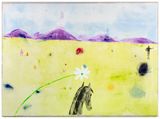 The world looks so much better through a horses ears by Jenny Watson contemporary artwork painting