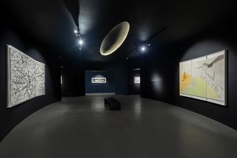 Contemporary art exhibition Chen Qi Shen Qin Mountain House of Sliced Stones Artworks of Shen Qin  Chen Qi at Asia Art Center Beijing China